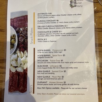 Cracked Barrel Winery - Menu - Wineries Near Me - Hudson, Wisconsin