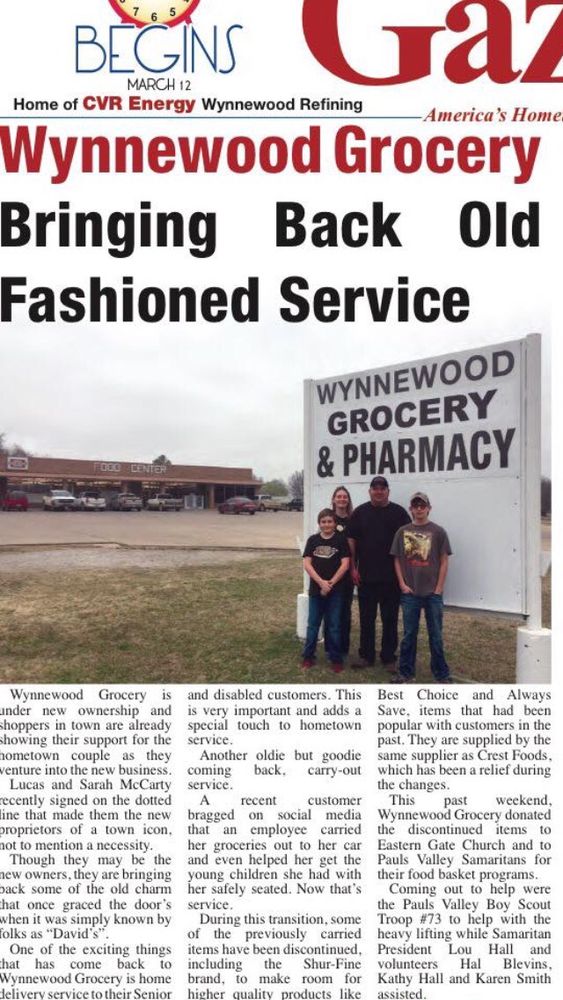 WYNNEWOOD GROCERY AND PHARMACY Updated July 2024 1300 E Robert S