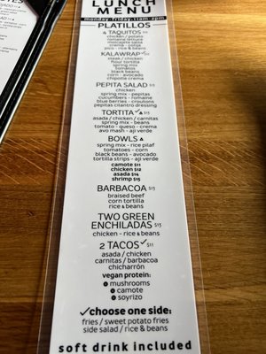 Menu photo 5 Kalaveras Moreno Valley, CA