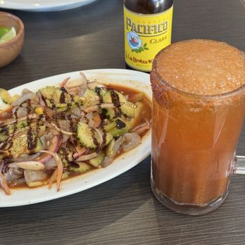 Pola's Mariscos - Aguachile (Small Tray) (Feeds 6-8) - Seafood Near Me - Montclair, California