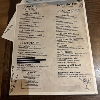 Vitalogy on Dearborn - Menu - Cocktail Bars Near Me - Chicago, Illinois