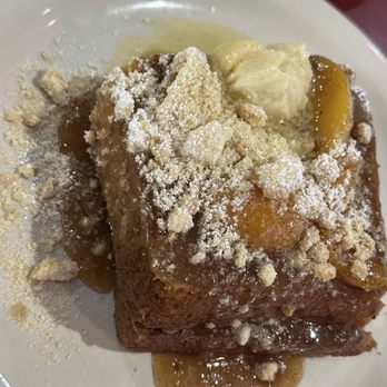Atlanta Breakfast Club - Peach Cobbler French Toast - Southern Near Me - Atlanta, Georgia Atlanta Breakfast Club - Peach Cobbler French Toast - Southern Near Me - Atlanta, Georgia
