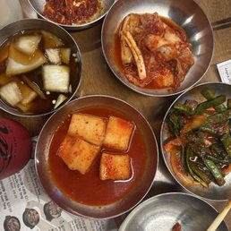 side dishes "ban chan" side dishes "ban chan"