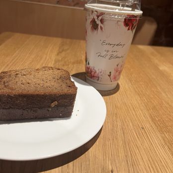 Ariston Flowers & Cafe - Banana cream slice with apple cider - Florists Near Me - New York, New York