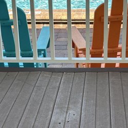 Orlando / Kissimmee KOA - The patio at the side of the pool