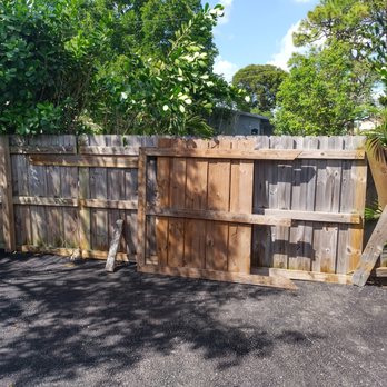 RJO construction - part of the fence cut not competent to put it back properly. Tried to repair but still could not open gate fully, we had to rebuild again - Masonry/Concrete Near Me