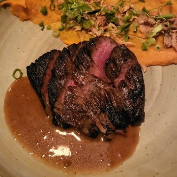 Double Knot - Grilled Japanese wagyu with mashed sweet potato - Sushi Bars Near Me - Delray Beach, Florida Double Knot - Grilled Japanese wagyu with mashed sweet potato - Sushi Bars Near Me - Delray Beach, Florida