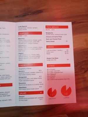 Menu photo 3 Surfside Pizza Kings Beach, QLD