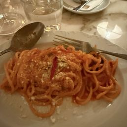 Spaghetti arrabbiata