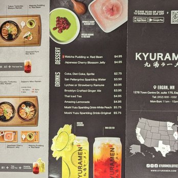 Kyuramen - Eagan - Kyuramen menu - side 2 - Ramen Near Me - Eagan, Minnesota