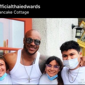 Pancake Cottage - Pancake Cottage Crew with Thaiga    thank you - Breakfast & Brunch Near Me - Avalon, California