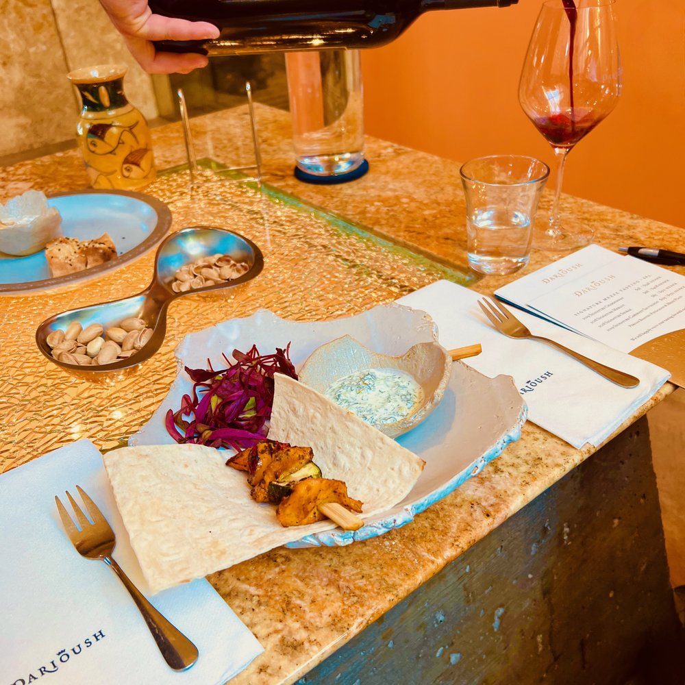 Darioush Winery - signature mezzi tasting - Wineries Near Me - Napa, California