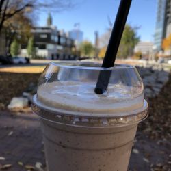 Almost vegan cinabun shake