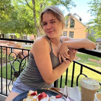 Cafe FeelLove - Strawberry Nutella Beignets and my cute daughter - Coffee & Tea Near Me - St. George, Utah Cafe FeelLove - Strawberry Nutella Beignets and my cute daughter - Coffee & Tea Near Me - St. George, Utah