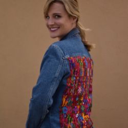 Chaskis - I love this jean jacket and love that it's been given new life!