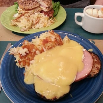 Marcy's Diner - Eggs Benedict and the breakfast club sandwich. - Diners Near Me - Portland, Maine Marcy's Diner - Eggs Benedict and the breakfast club sandwich. - Diners Near Me - Portland, Maine