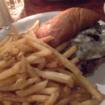 Elysian Fields - The steak sandwich was spot on. The steak was nicely seared on the outside and medium rare on the inside. A definite must try! - New American Near Me - Seattle, Washington