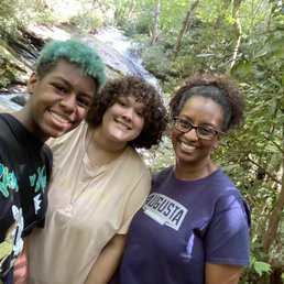 The waterfall with my teens!!!