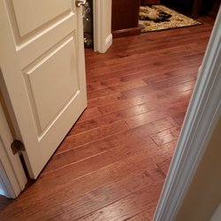 New flooring layer and transitioned to bedroom and closet.