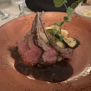 La Cocina At The Cellar Upstairs - New Zealand Half Rack of Lamb - American Near Me - Saint Augustine, Florida La Cocina At The Cellar Upstairs - New Zealand Half Rack of Lamb - American Near Me - Saint Augustine, Florida