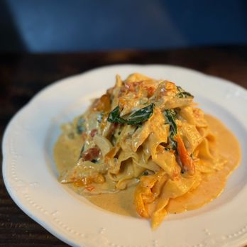 The UxLocale - Tuscan Chicken with Pappardelle - Italian Near Me - Uxbridge, Massachusetts The UxLocale - Tuscan Chicken with Pappardelle - Italian Near Me - Uxbridge, Massachusetts