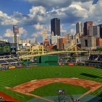 PNC Park - Beautiful skyline view of downtown Pittsburgh - Stadiums & Arenas Near Me - Pittsburgh, Pennsylvania
