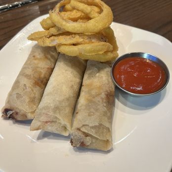 Burtons Grill & Bar - Cheesesteak Spring Rolls - New American Near Me - Plantation, Florida Burtons Grill & Bar - Cheesesteak Spring Rolls - New American Near Me - Plantation, Florida
