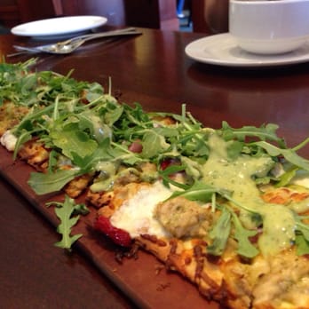 Seasons 52 - Flatbread! Chicken pesto - New American Near Me - Chestnut Hill, Massachusetts Seasons 52 - Flatbread! Chicken pesto - New American Near Me - Chestnut Hill, Massachusetts