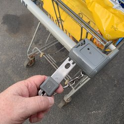 ALDI - Grocery cart lock.
