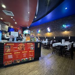 Counter and restaurant