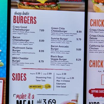 Jaggers - Burger menu - American Near Me - Texarkana, Texas Jaggers - Burger menu - American Near Me - Texarkana, Texas