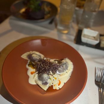 Hukilau Lanai - Okinawan Sweet Potato Ravioli - Seafood Near Me - Kapaa, Hawaii Hukilau Lanai - Okinawan Sweet Potato Ravioli - Seafood Near Me - Kapaa, Hawaii