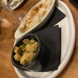 Rocky Face Tavern - Lobster stuffed trout & fried okra