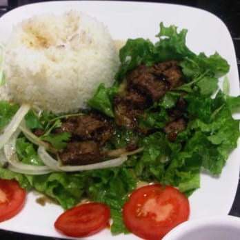Bamboo Cafe - My wife yelled at me for taking this after she had already started eating... - Vietnamese Near Me - Simi Valley, California