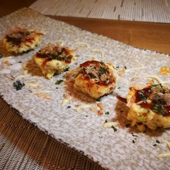 Jardin Iwaki - Mini okonamiyaki pancakes (they had a "interesting" taste) - Japanese Near Me - Montreal, Quebec