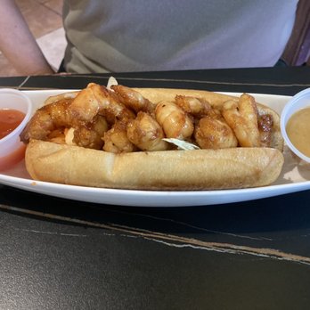 Wrap & Roll - Shrimp Sandwich - Asian Fusion Near Me - Pearland, Texas Wrap & Roll - Shrimp Sandwich - Asian Fusion Near Me - Pearland, Texas