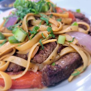 Kausa - Tallarín Saltado with filet for $27 or chicken for $24. Excellent version. Would highly recommend - Peruvian Near Me - New York, New York Kausa - Tallarín Saltado with filet for $27 or chicken for $24. Excellent version. Would highly recommend - Peruvian Near Me - New York, New York
