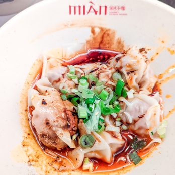 Mian - Chili Oil Dumplings - Noodles Near Me - Costa Mesa, California