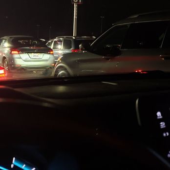 Gillette Stadium - hundreds of cars boxed in waiting to drive around - Venues & Event Spaces Near Me - Foxborough, Massachusetts