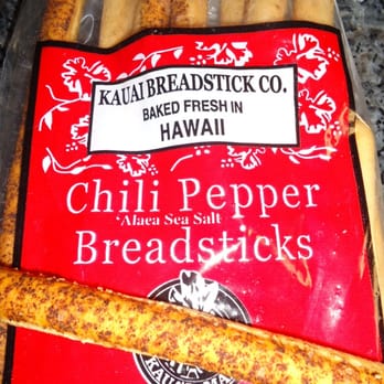 Kauai Kookie - Chili Pepper BS from the Kauai Breadstick Co. Seasoned with Alaea sea salt and baked fresh w/REAL BUTTER! - Bakeries Near Me - Hanapepe, Hawaii Kauai Kookie - Chili Pepper BS from the Kauai Breadstick Co. Seasoned with Alaea sea salt and baked fresh w/REAL BUTTER! - Bakeries Near Me - Hanapepe, Hawaii