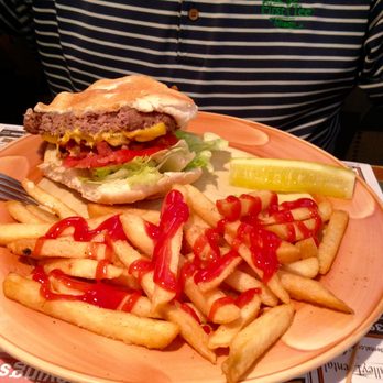 Golden Star Diner - My husband likes his burgers medium, this was cooked perfectly. Picture doesn't do justice to how large it was! Yum! - Diners Near Me - Ringoes, New Jersey Golden Star Diner - My husband likes his burgers medium, this was cooked perfectly. Picture doesn't do justice to how large it was! Yum! - Diners Near Me - Ringoes, New Jersey