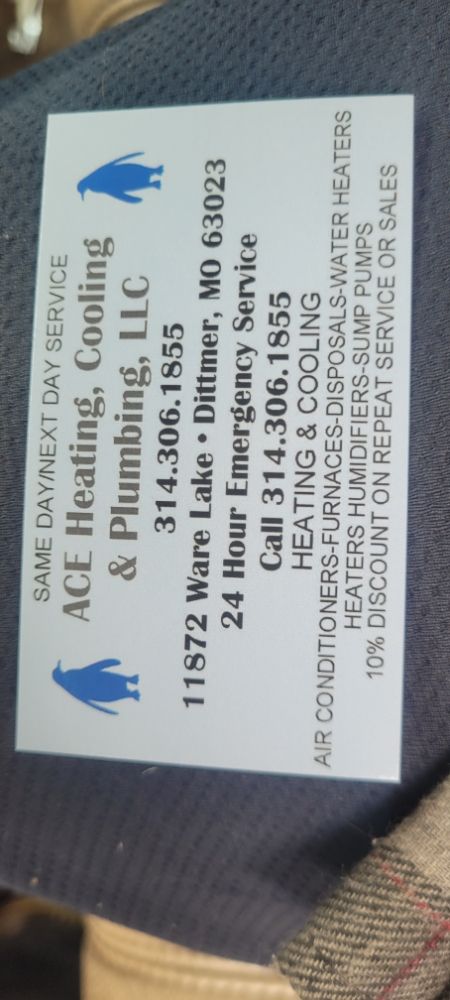 Slide of Ace Heating and Cooling and Plumbing Services