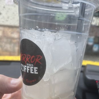 Horror Vibes Coffee - Mostly ice and milk $8.77 - Coffee & Tea Near Me - Las Vegas, Nevada