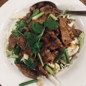 Muay Thai Kitchen - Garlic & Pepper Beef - Thai Near Me - San Marcos, California Muay Thai Kitchen - Garlic & Pepper Beef - Thai Near Me - San Marcos, California