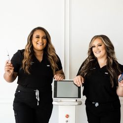 Bare Aesthetics Dallas - Co-Owners Haley (left) and Alexandra (right)