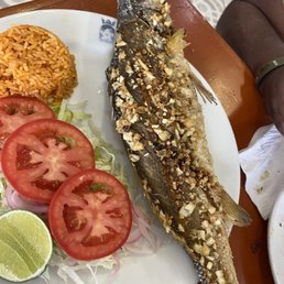 Whole fried garlic fish YUMMMMY Whole fried garlic fish YUMMMMY