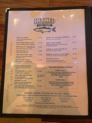 Menu photo 5 Hooked Fish Camp Sanford, FL