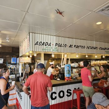 The Taco Stand - Busy inside - Food Stands Near Me - La Jolla, California The Taco Stand - Busy inside - Food Stands Near Me - La Jolla, California