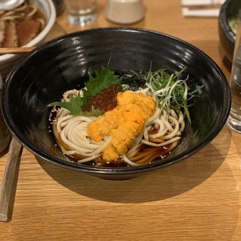 Futago Udon - Cold Uni Udon - Japanese Near Me - Boston, Massachusetts
