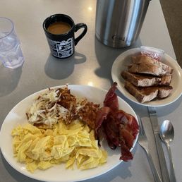 This is the 'Zeel' 3 egg special breakfast. The other is the menu and Awesome jamb!!! This is the 'Zeel' 3 egg special breakfast. The other is the menu and Awesome jamb!!!